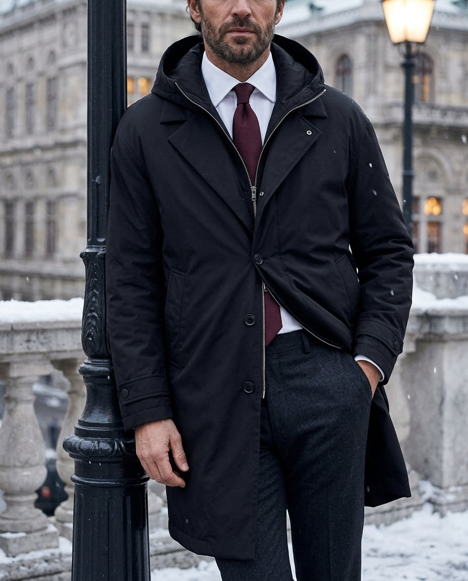Ashford Men's Water Resistant Overcoat