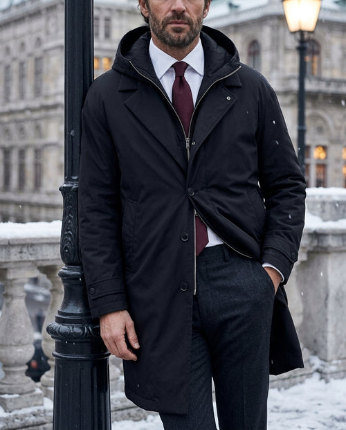 Ashford Men's Water Resistant Overcoat