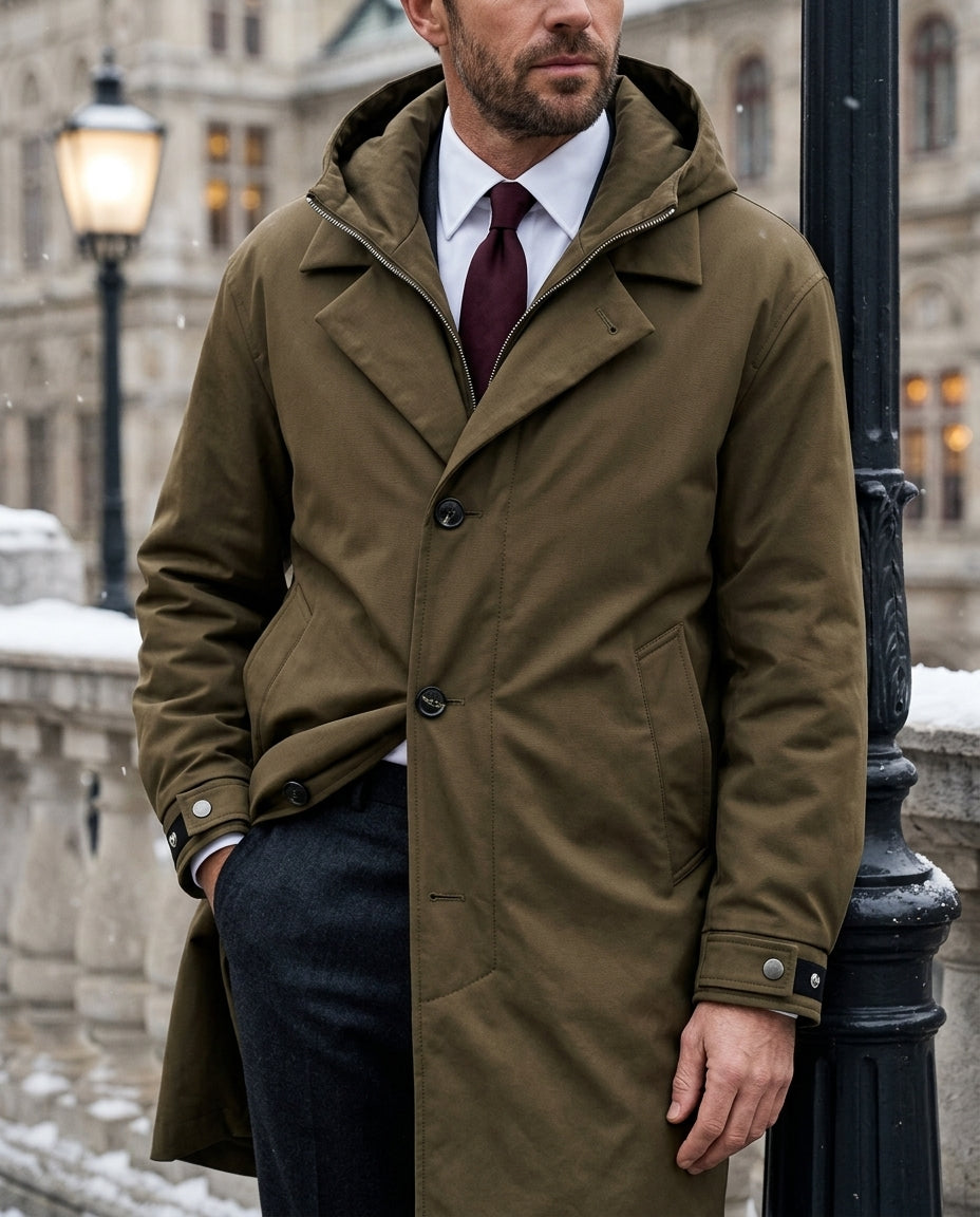 Ashford Men's Water Resistant Overcoat
