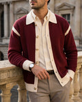 Grayson Men's Varsity Trim Knit Cardigan