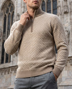 Sutton Men's Merino Wool Quarter Zip