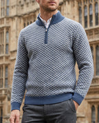 Sutton Men's Merino Wool Quarter Zip