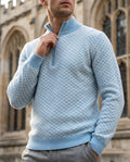 Sutton Men's Merino Wool Quarter Zip