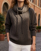 Kensington Women's Oversized Hooded Knit Sweater