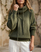 Kensington Women's Oversized Hooded Knit Sweater