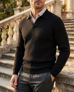 Prescott Men's Ribbed Polo Sweater