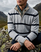 Bennett Men's Cotton Half Zip Sweater