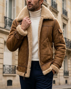 Wilder Men's Shearling Aviator Jacket