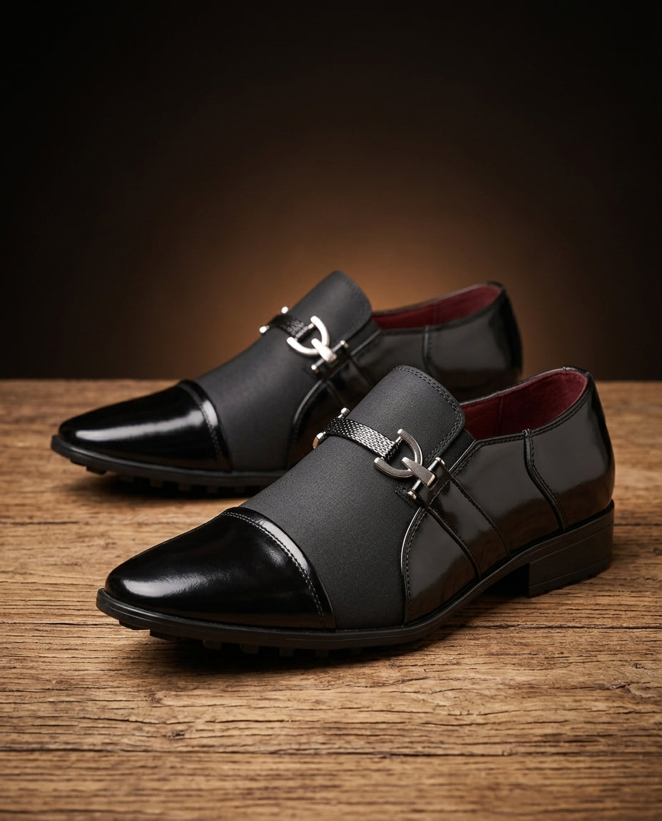 Cedarfield Men's Pointed Toe Slip-On Shoes