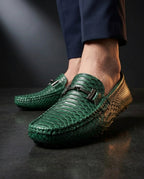 Sinclair Men's Textured Leather Loafers