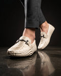 Sinclair Men's Textured Leather Loafers