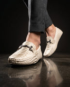 Sinclair Men's Textured Leather Loafers