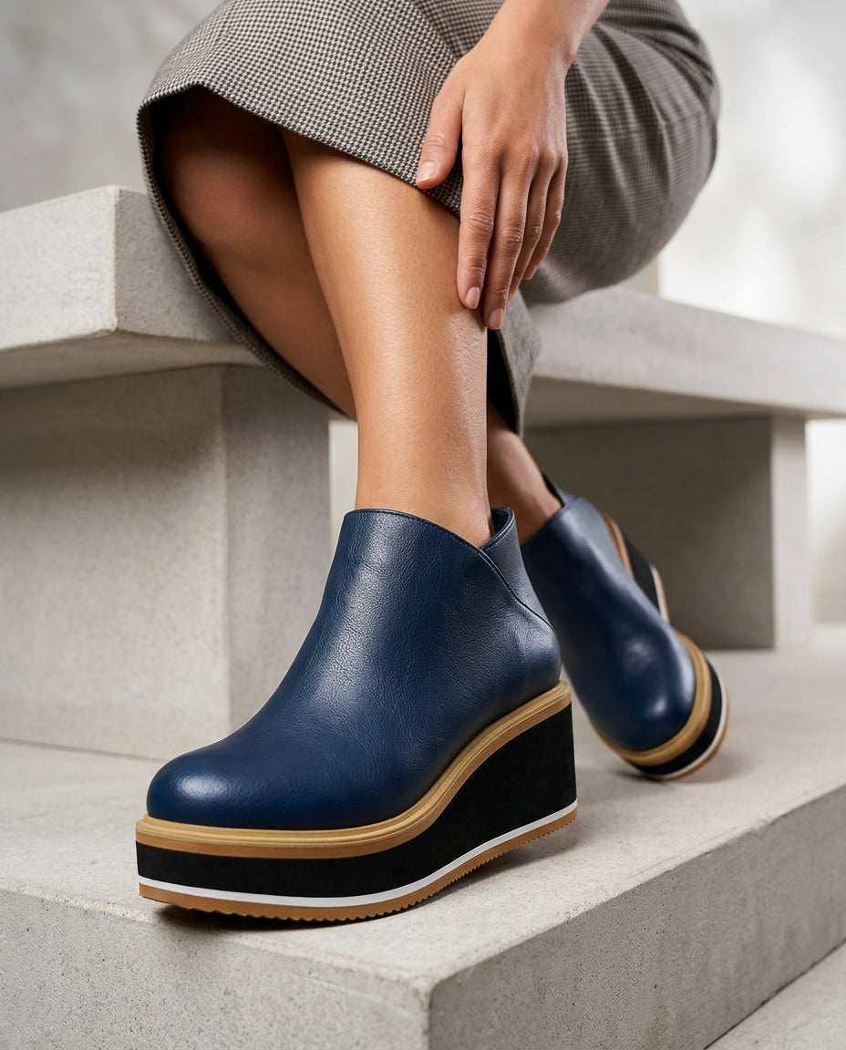 Waverly Women's Orthopedic Platform Wedge Boots