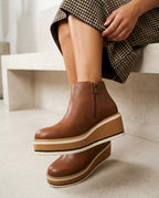 Waverly Women's Orthopedic Platform Wedge Boots