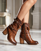 Delaney Women's Slouchy Distressed Ankle Boots