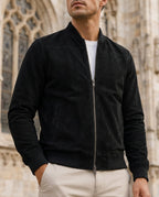 Vaughn Men's Zip Front Bomber Jacket