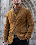Barrett Men's Suede Button Front Jacket