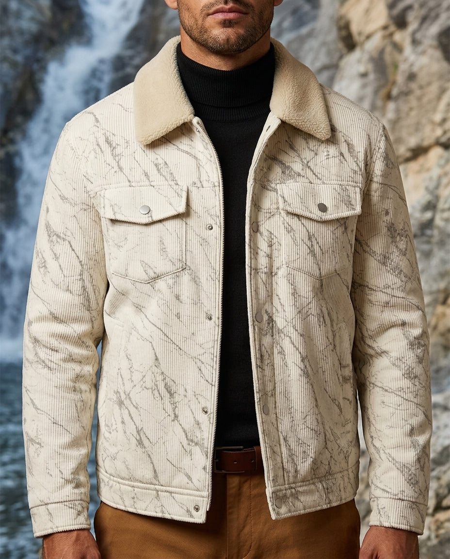 Bram Men's Corduroy Trucker Jacket