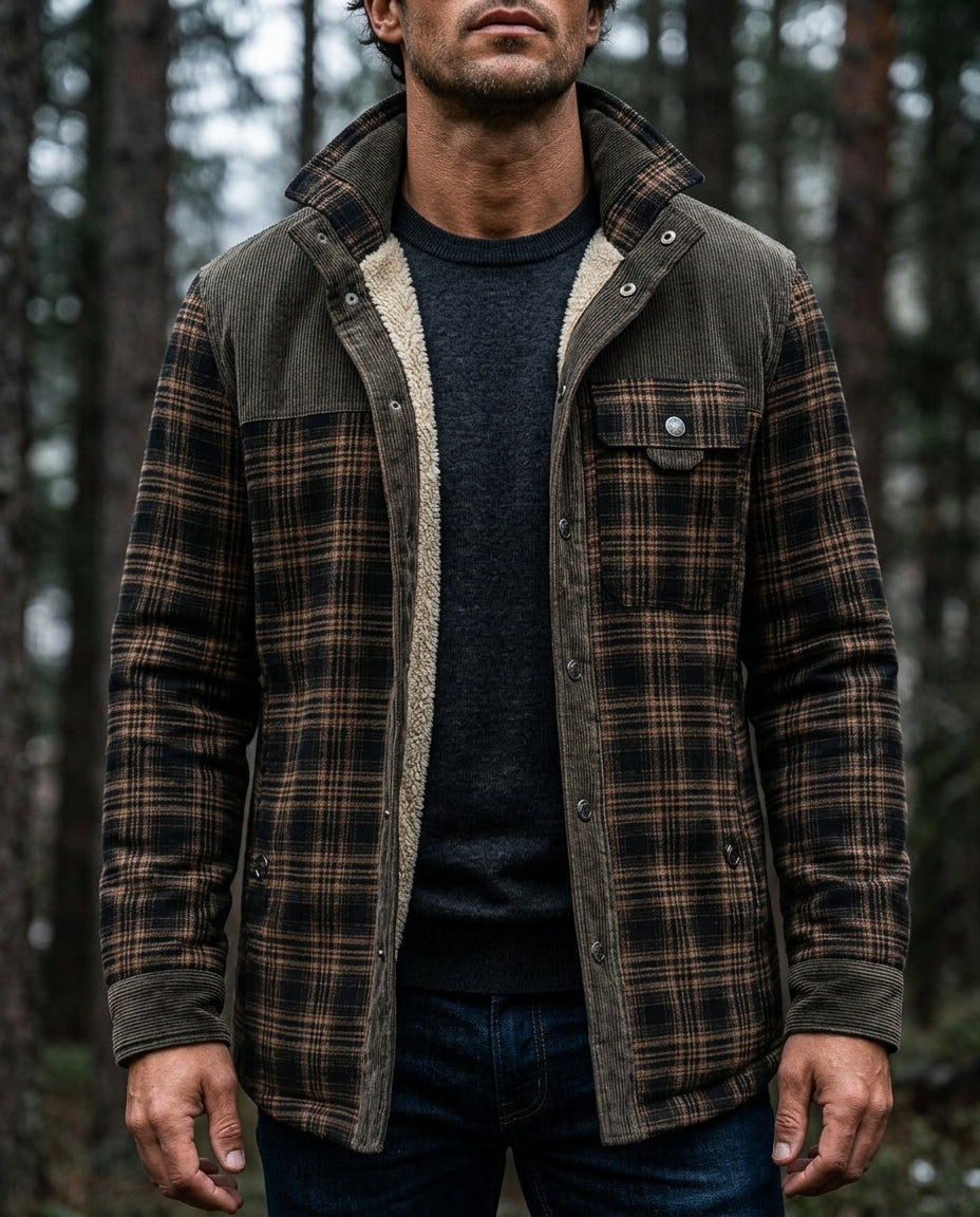 Ellison Men's Plaid Wool Jacket