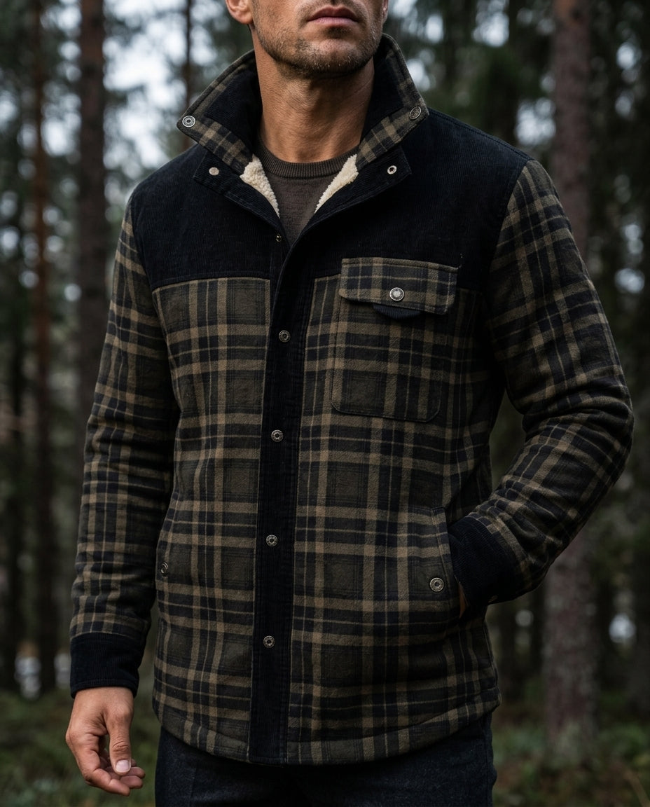 Ellison Men's Plaid Wool Jacket