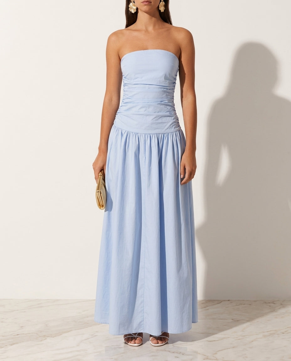 Josephine Women's Ruched Strapless Gown