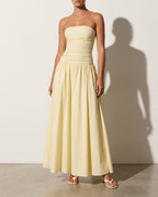 Josephine Women's Ruched Strapless Gown