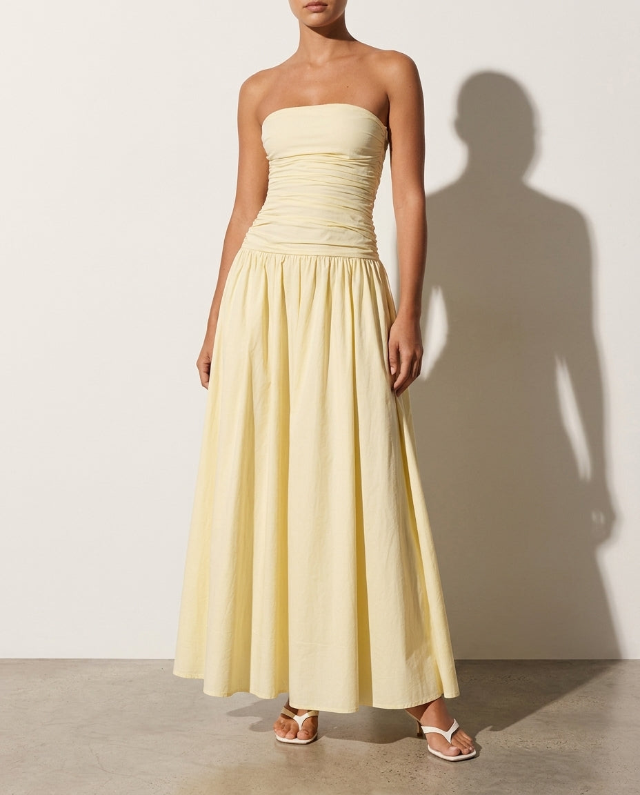Josephine Women's Ruched Strapless Gown