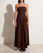 Josephine Women's Ruched Strapless Gown