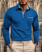 Bastian Men's Long Sleeve Winter Polo