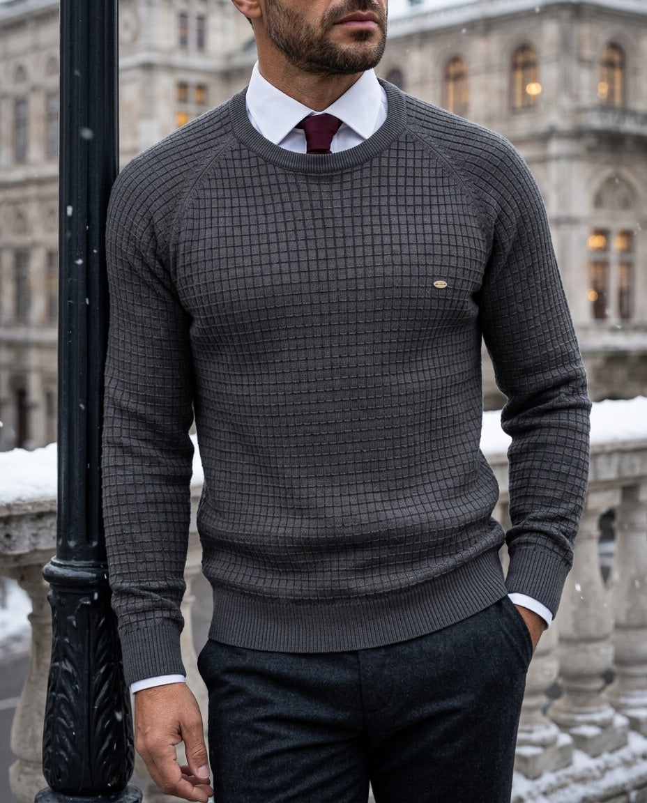 Fabian Men's Structured Winter Sweater
