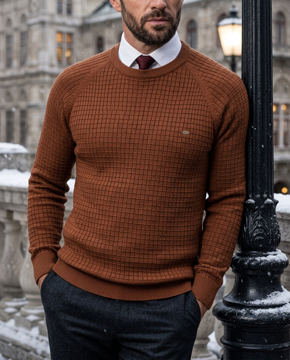Fabian Men's Structured Winter Sweater