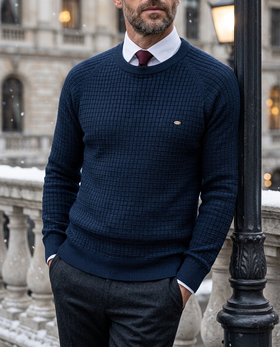 Fabian Men's Structured Winter Sweater