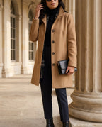 Isolde Women's Classic Button Front Coat