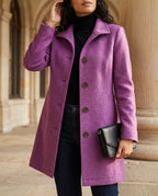 Isolde Women's Classic Button Front Coat