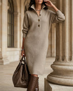Marisol Women's Ribbed Midi Dress