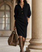 Marisol Women's Ribbed Midi Dress