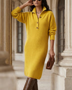 Marisol Women's Ribbed Midi Dress