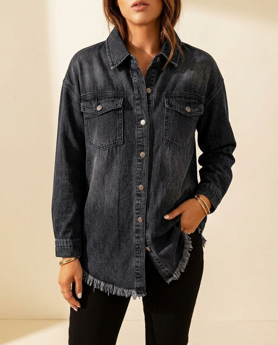 Alix Women's Longline Denim Jacket