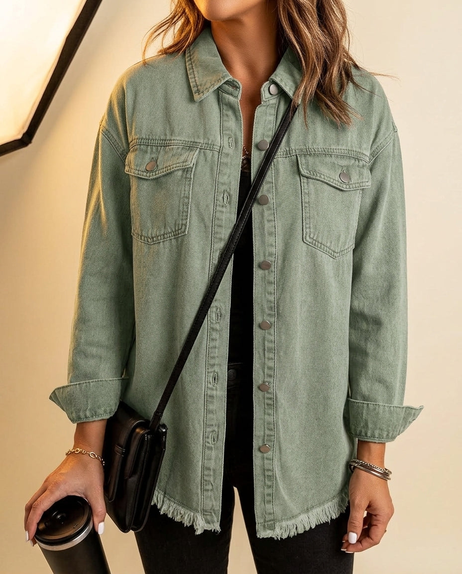 Alix Women's Longline Denim Jacket