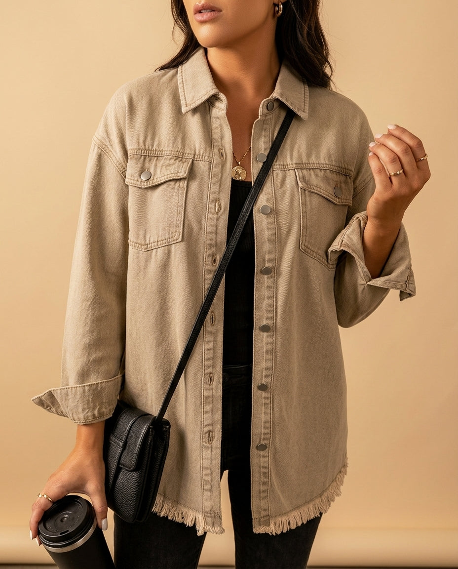 Alix Women's Longline Denim Jacket