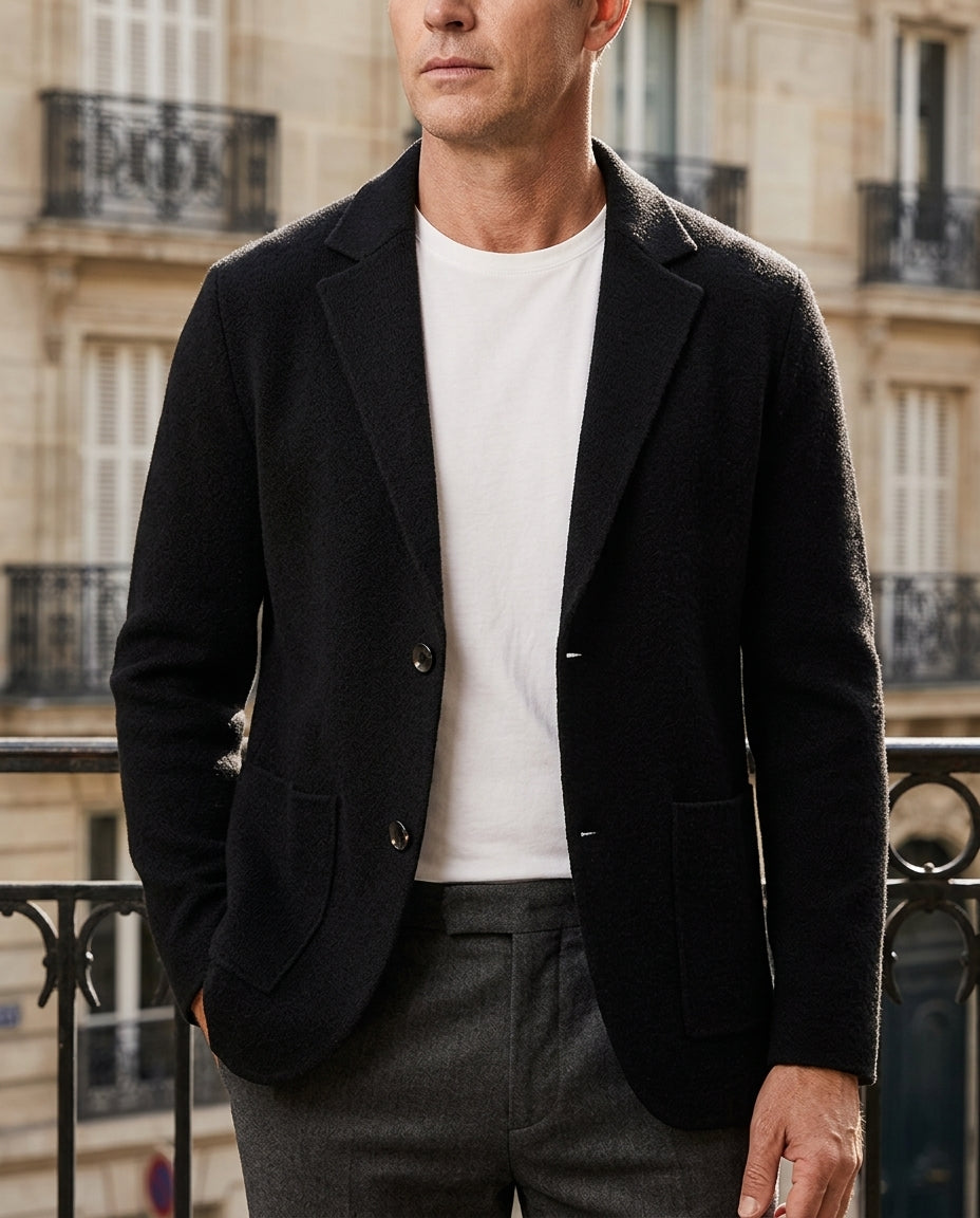 Emeric Men's Classic Turn Down Cardigan