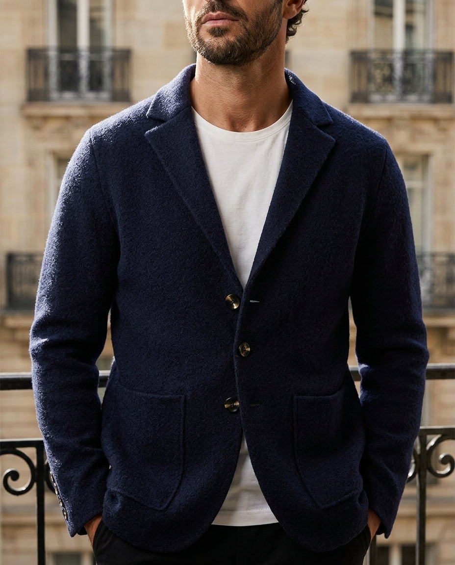 Emeric Men's Classic Turn Down Cardigan