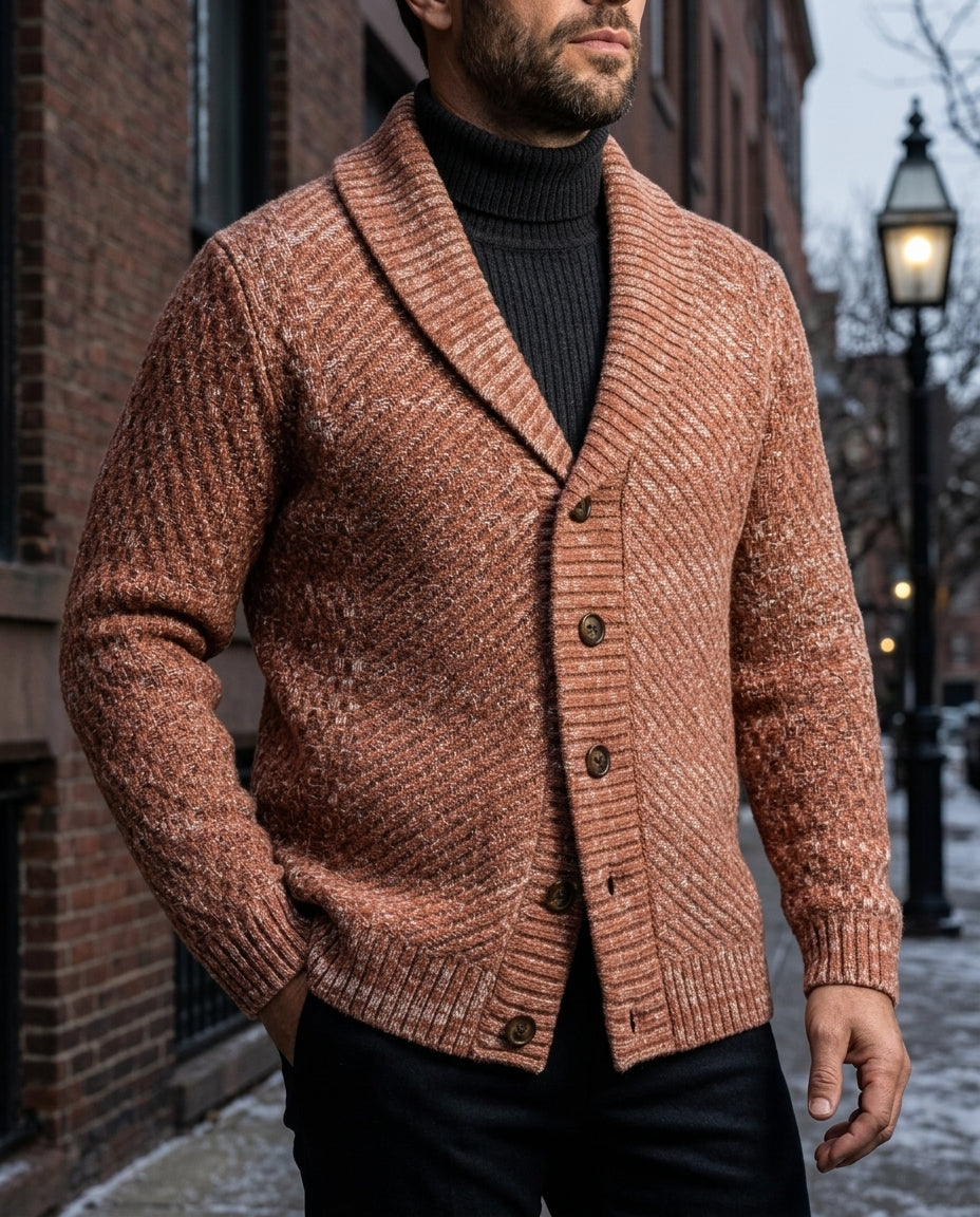 Alistair Men's Heritage Knit Cardigan