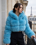 Cosette Women's Faux Fur Hooded Coat