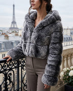 Cosette Women's Faux Fur Hooded Coat