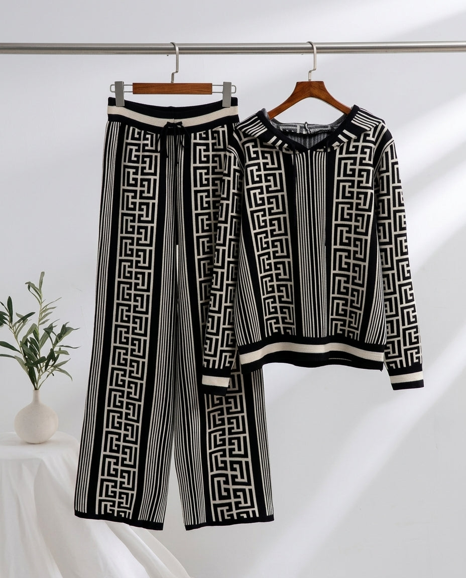 Beatrix Women's Geometric Print Lounge Set