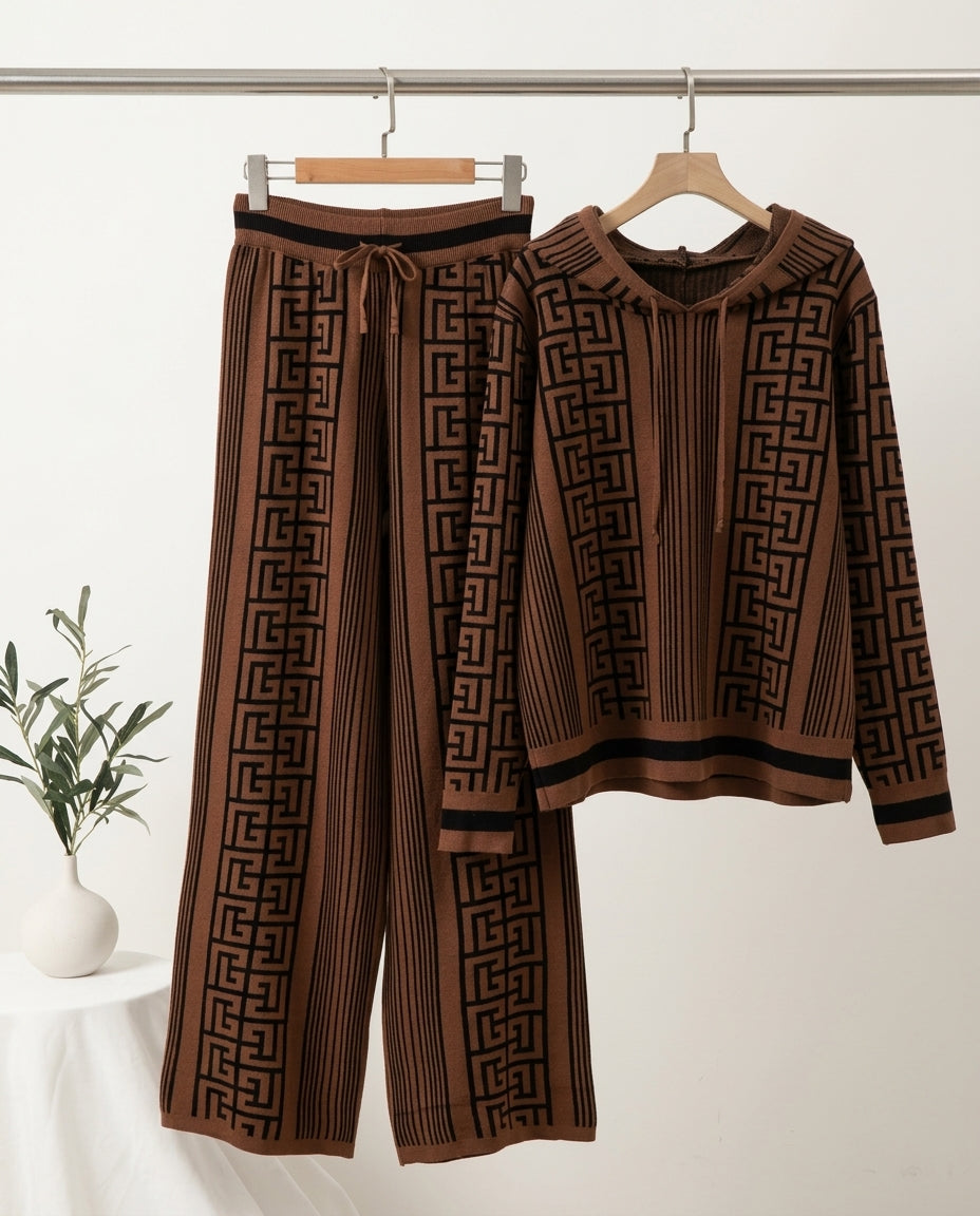 Beatrix Women's Geometric Print Lounge Set