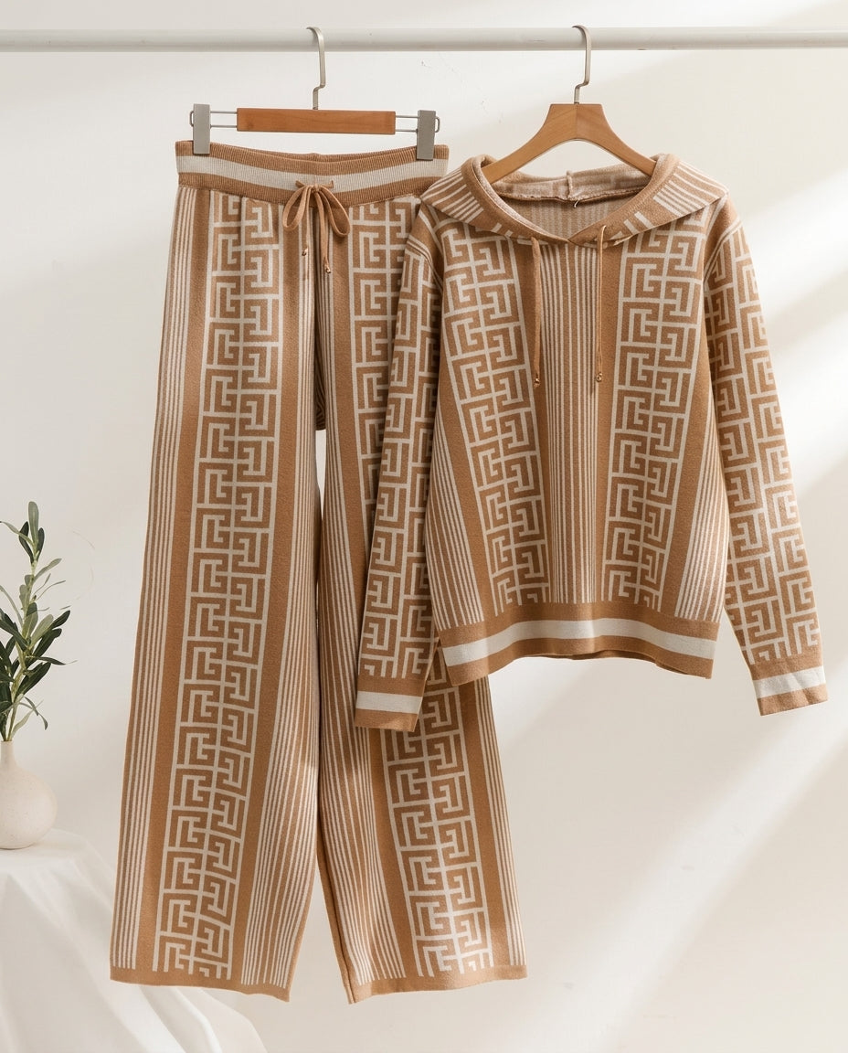 Beatrix Women's Geometric Print Lounge Set