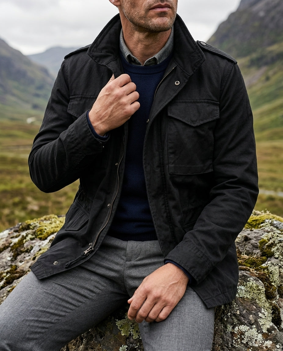 Thornbury Men's Military Field Jacket