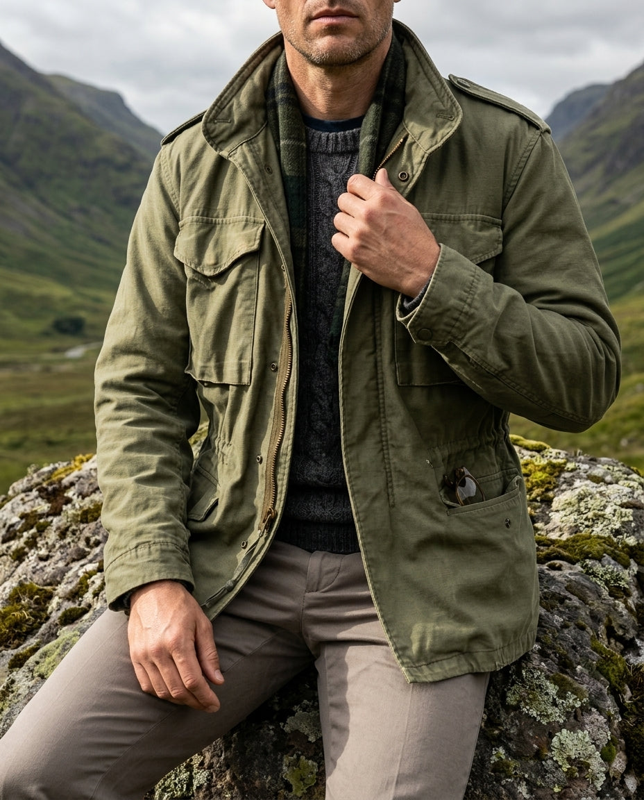 Thornbury Men's Military Field Jacket